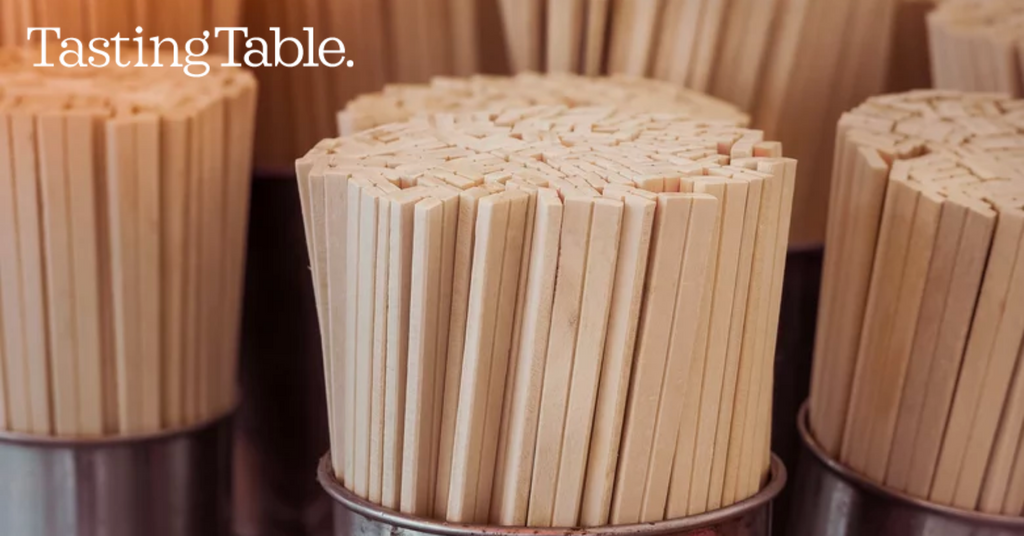 As seen on Tasting Table: How One Company Is Turning Used Chopsticks Into Furniture