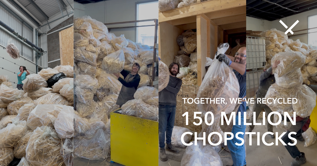 Celebrating 150 Million Chopsticks Recycled With Our Global Community