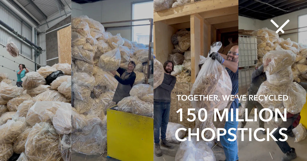 Celebrating 150 Million Chopsticks Recycled and Our Commitment to the Planet