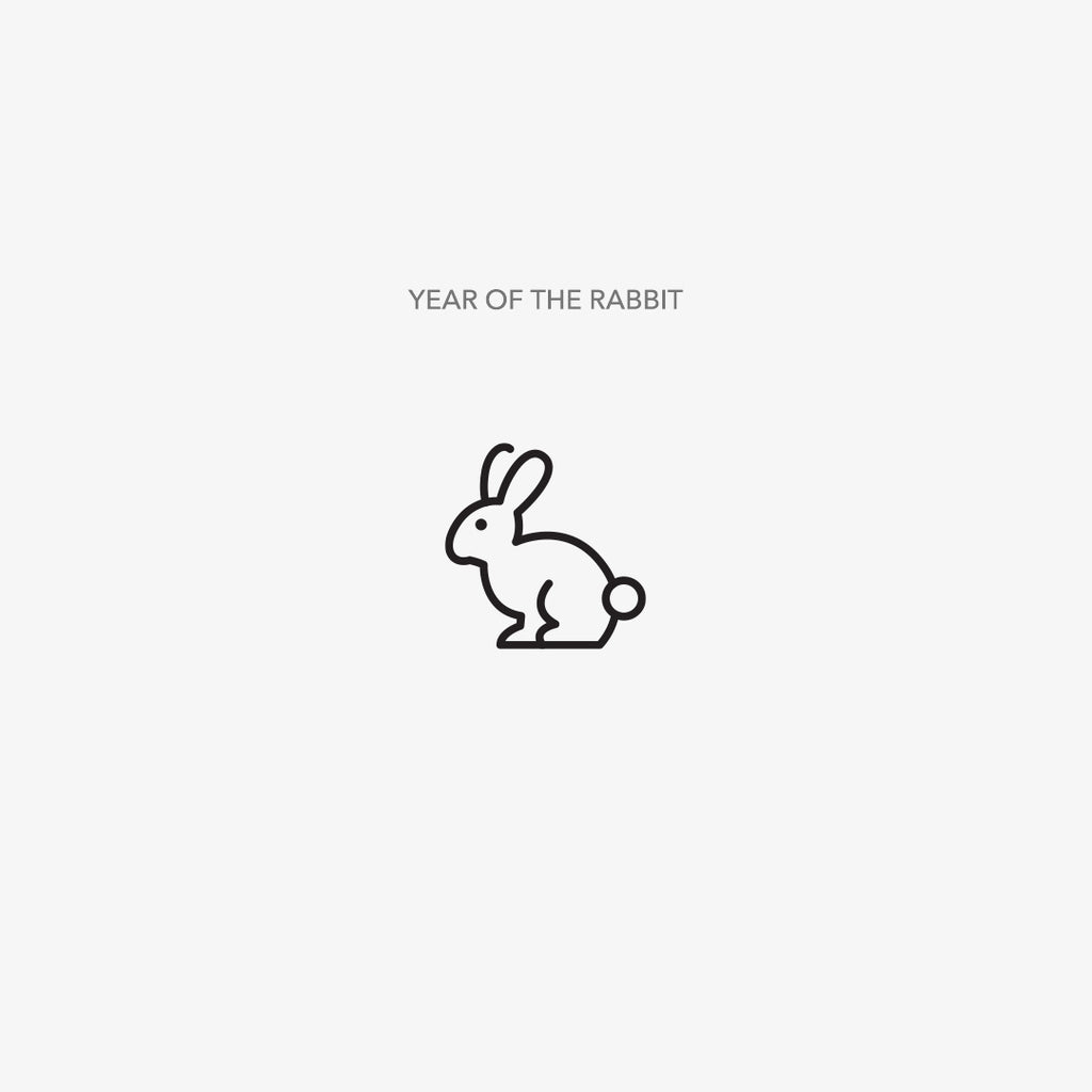 Year of the Rabbit Coaster Set