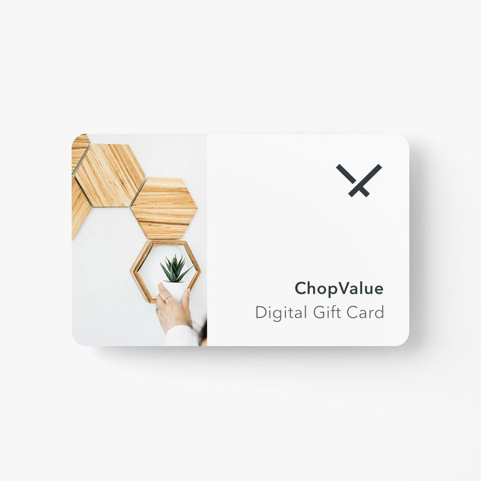 Carte-cadeau numérique ChopValue